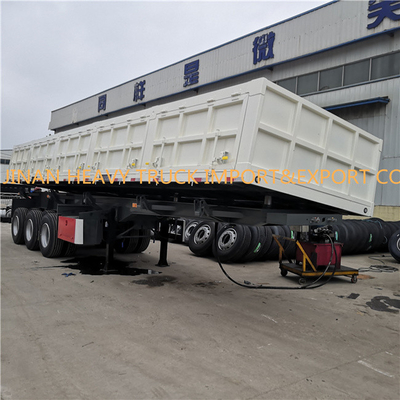 Трейлер Tipper стороны цапфы CBM шасси 40 света Tri 40 тонн сбрасывает Semi Dumper трейлера