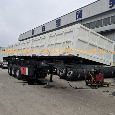 Трейлер Tipper стороны цапфы CBM шасси 40 света Tri 40 тонн сбрасывает Semi Dumper трейлера