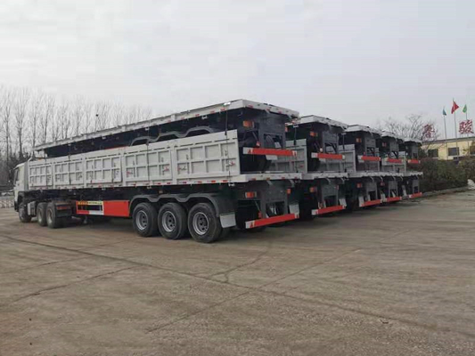 трейлеры Sinotruk 70 тонн сверхмощные Semi встают на сторону сбрасывают Semi корабль трейлера