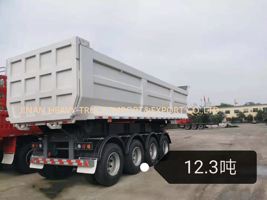 4 цапфы 50 тонн собственной личности 40cbm наклоняя трейлер Tipper самосвала задний Semi