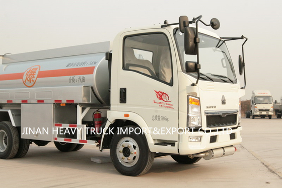 Тележка масляного бака Sinotruk Howo 4x2 RHD LHD 5000 литров 5m3 3 тонны