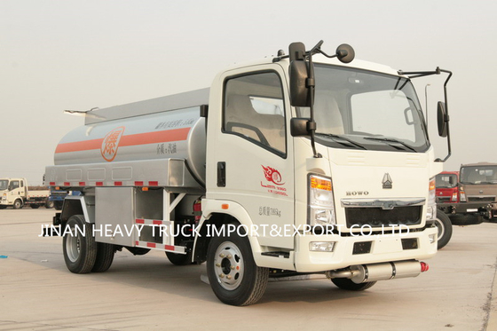 Тележка масляного бака Sinotruk Howo 4x2 RHD LHD 5000 литров 5m3 3 тонны