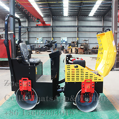 Compactor ролика дороги строительной техники барабанчика гидравлической вибромашины 6 тонн одиночный