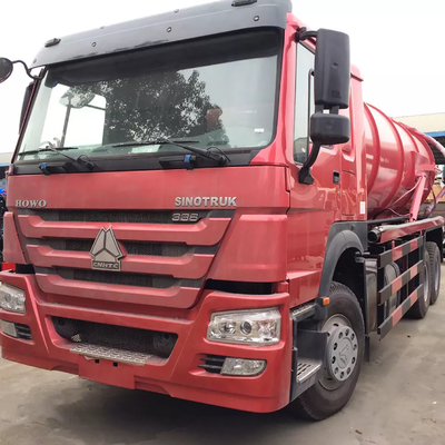 Колеса Euro2 10 6x4 тележки всасывания нечистот HOWO 336ps 16cbm дизельные