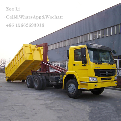 Мусоровоз крена руки крюка SINOTRUK HOWO 6x4 для ненужной погани хлама