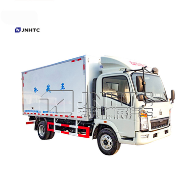 Тележка Refrigerated светом коробки Уилера Howo 6 3T 5 тонн