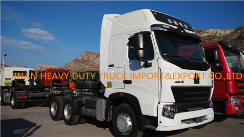 10 тележек 371hp 420hp трактора Sinotruck HOWO A7 6x4 Уилера