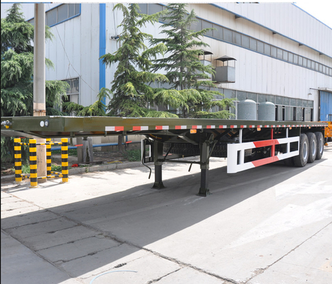 3 цапфы 20ft 40ft плоской кровати контейнера трейлер контейнера Gooseneck трейлера Semi