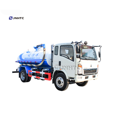 Тележка 3000L 5000L 6000L всасывания нечистот вакуума SINO покрышек HOWO 4x2 6 небольшая