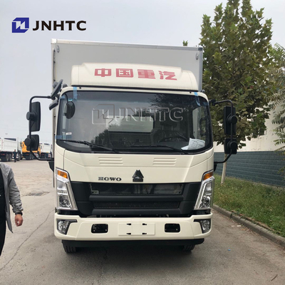 Тележка коробки Van Контейнера Груза перехода обязанности 4x2 света HOWO