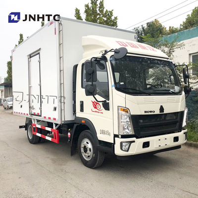 Тележка коробки Van Контейнера Груза перехода обязанности 4x2 света HOWO