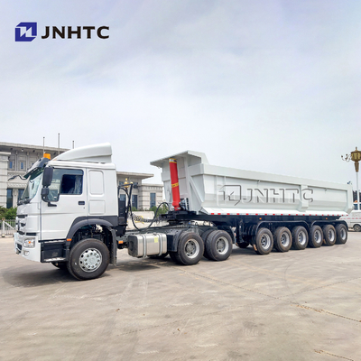 SINOTRUK 3 4 собственная личность трейлеров 50T 40cbm цапф сверхмощная Semi наклоняя самосвал