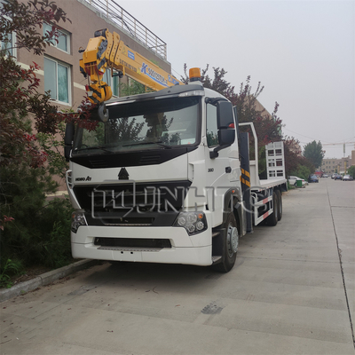 Установленная тележкой тележка Sinotruk A7 сверхмощная HOWO 6x4 крана установила кран