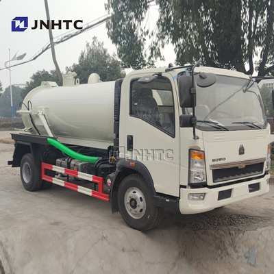 Евро 3 Rhd LHD тележки всасывания нечистот Sinotruk HOWO 4X2 5000 литров