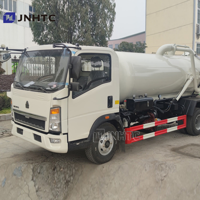 Евро 3 Rhd LHD тележки всасывания нечистот Sinotruk HOWO 4X2 5000 литров
