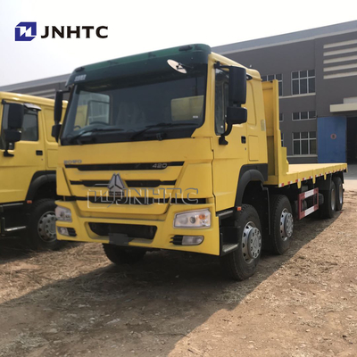 Трейлера тонов тележки 35 груза SINOTRUK Howo цапфа тяжелого планшетного Tri планшетная