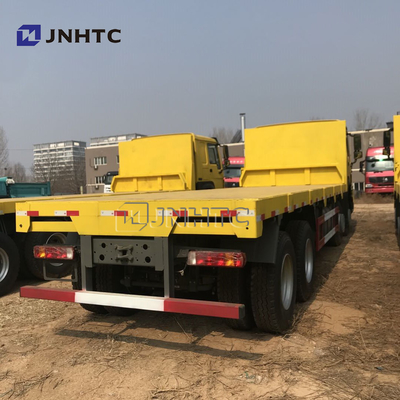 Трейлера тонов тележки 35 груза SINOTRUK Howo цапфа тяжелого планшетного Tri планшетная
