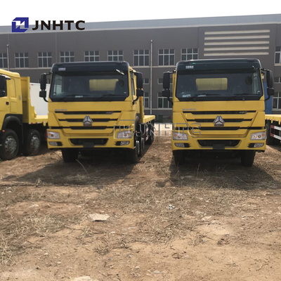 Трейлера тонов тележки 35 груза SINOTRUK Howo цапфа тяжелого планшетного Tri планшетная