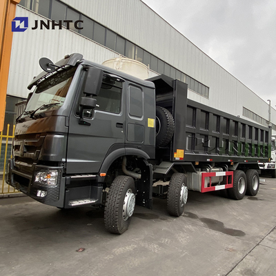 Черная сверхмощная новая модель тележки Tipper колес 420hp Sinotruk самосвала 12