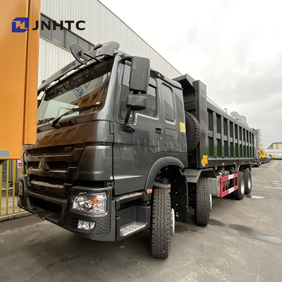 Черная сверхмощная новая модель тележки Tipper колес 420hp Sinotruk самосвала 12