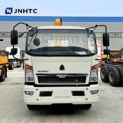 Вагон с краном вредителя груза света Sinotruk HOWO 4x2 3-12TON планшетный