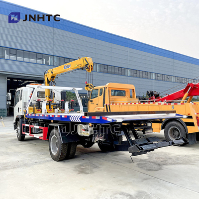 Вагон с краном вредителя груза света Sinotruk HOWO 4x2 3-12TON планшетный