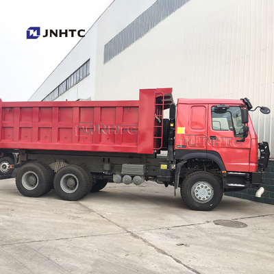 Самосвал красного цвета 336hp Sinotruk Howo с 10 колесами и емкостями 18m3