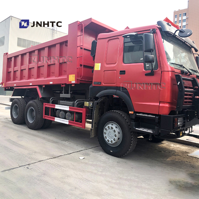 Самосвал красного цвета 336hp Sinotruk Howo с 10 колесами и емкостями 18m3
