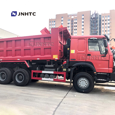 Самосвал красного цвета 336hp Sinotruk Howo с 10 колесами и емкостями 18m3