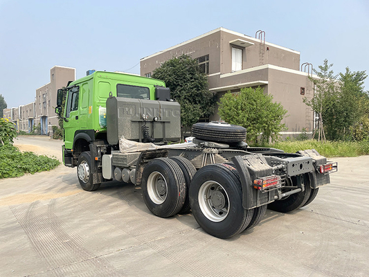 Euro2 LHD Sinotruk Howo 10 катит тележку прицепа для трактора 371 лошадиной силы 50 тонн
