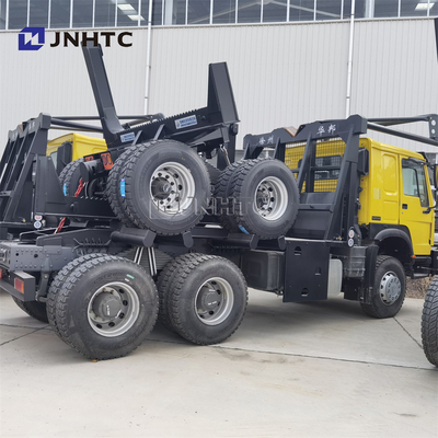 бренд Sinotruk Howo трейлера перехода древесины ТИМБЕРСА 6x4 внося в журнал