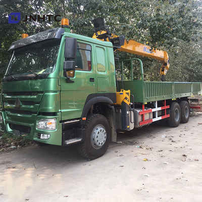 10 колес 371hp вагон с краном Sinotruk HOWO 6x4 руки 10 тонн прямой