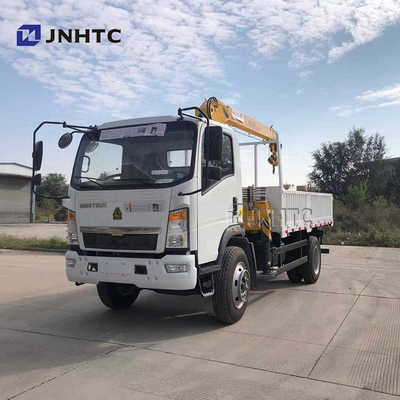 Тележка груза плоской плиты установила кран Sinotruk HOWO 4x4 весь привод колеса