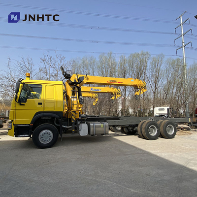 Колеса тележки 6x4 10 заграждения крана Sinotruk рука 12 тонн прямая