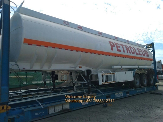 40000 - 60000 топливного бака Semi литров цапф трейлера 3 для дизеля масла перехода