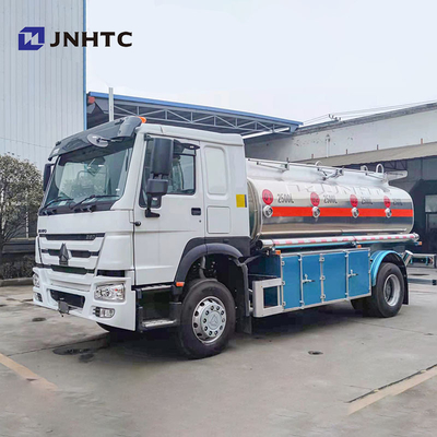 Автоцистерна Sinotruk Howo алюминиевого сплава 6 колес 10000 литров с распределителем